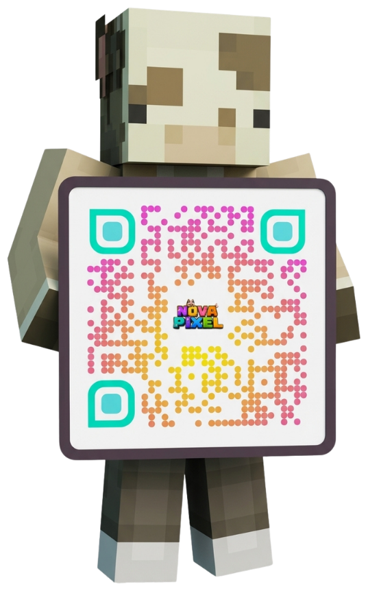 Escanea para unirte al Discord de NovaPixel